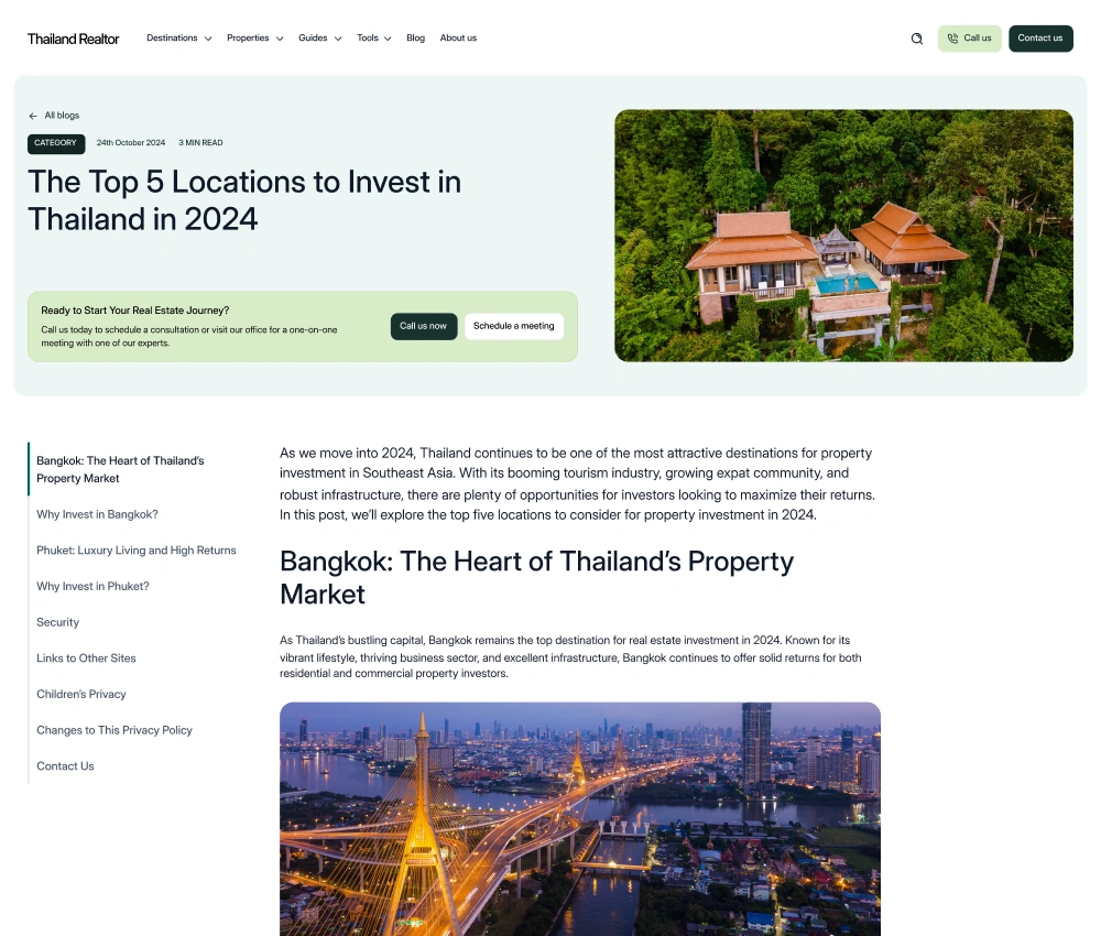 Web stranica za agenciju za nekretnine na međunarodnom tržištu - slika 3